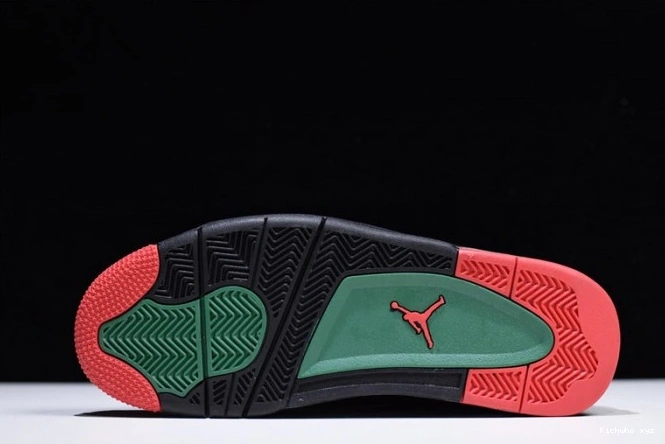 Gorge Jordan Green-Varsity GUCC Black 4 Red AQ3816-063 NRG Air 0520